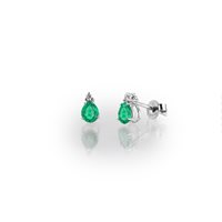 Boucles d'oreilles Promesse Femme in Or blanc Smeraldo 0.60 Ct OFGO1BS - OFGO1BS